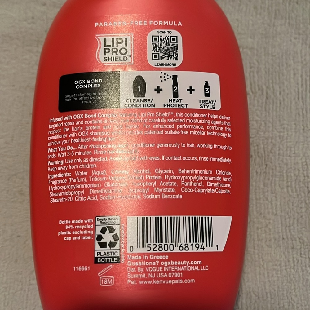 OGX Bond Protein Repair Shampoo and Conditioner Set - Picture 6 of 6